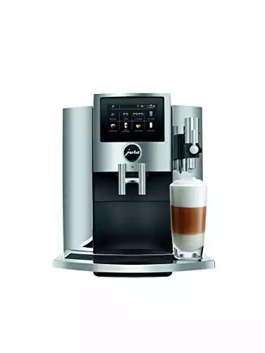 JURA S8 Automatic Coffee Machine, 64 ounces, Chrome