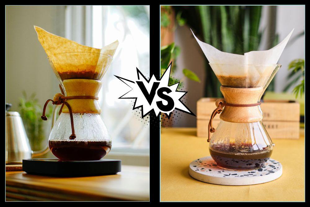 Chemex filters natural vs. white