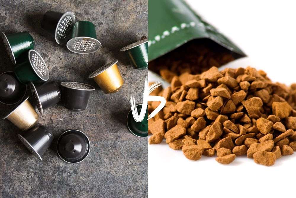 Coffee pods vs. Sachets
