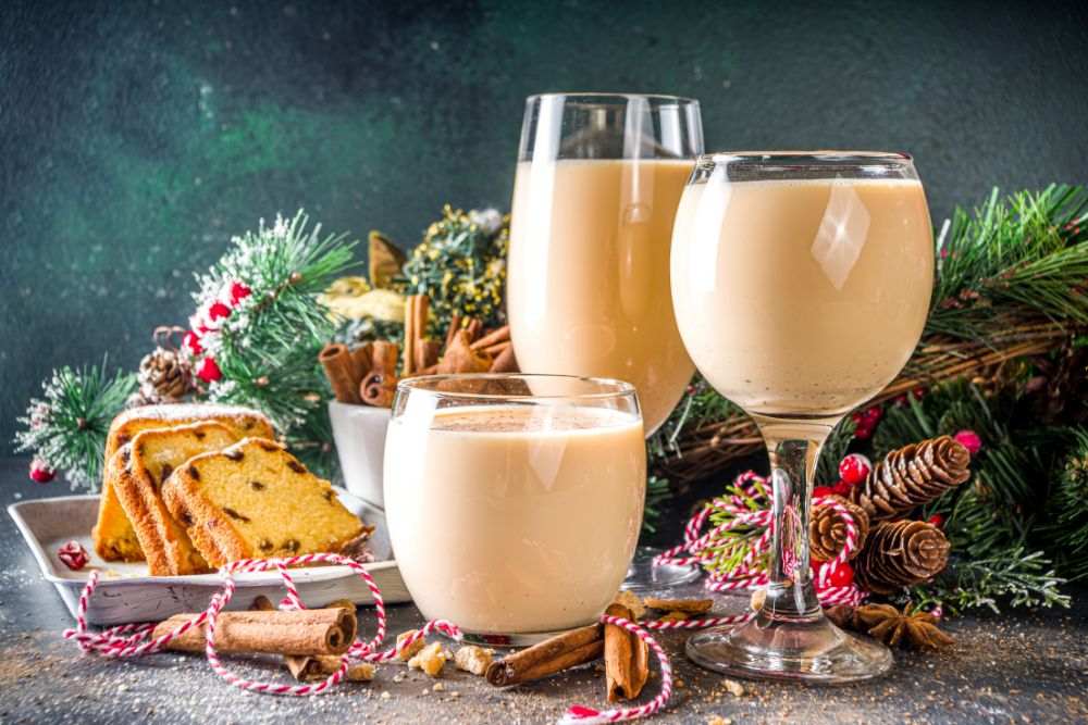 Eggnog coffee recipe