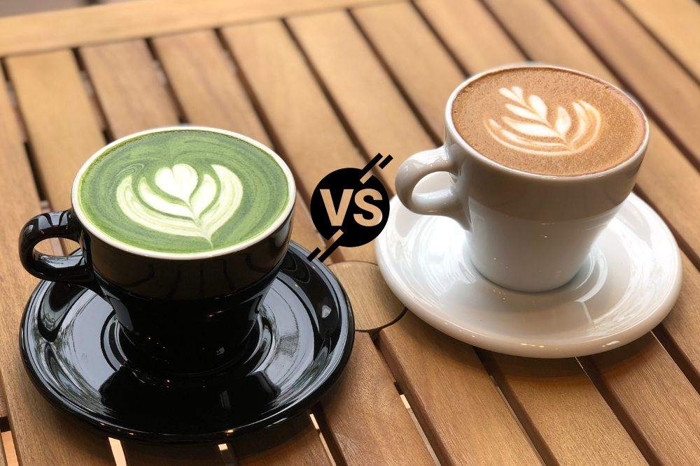 Matcha vs Cpffee