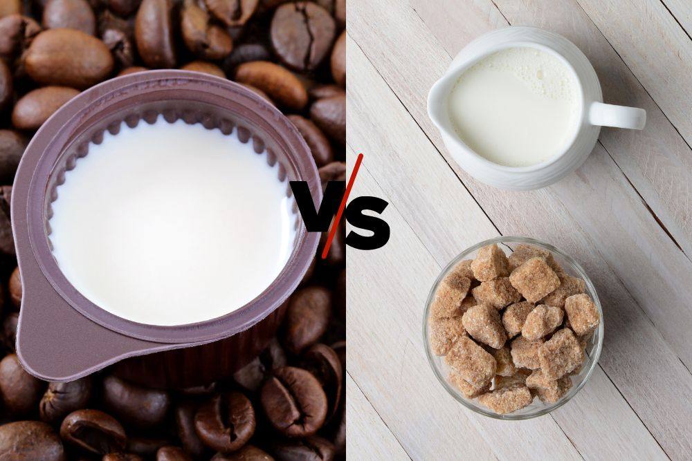 coffee creamer vs milk and sugar