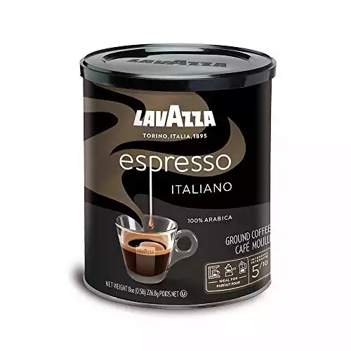 Lavazza Espresso Italiano Ground Coffee Blend, Medium Roast