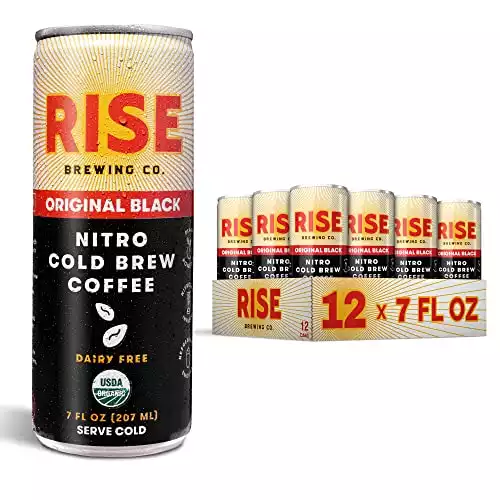 RISE Brewing Co.  Original Black Nitro Cold Brew Coffee