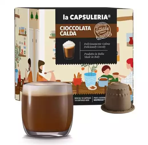La Capsuleria, Hot Chocolate (80 Capsules) Compatible with Nespresso