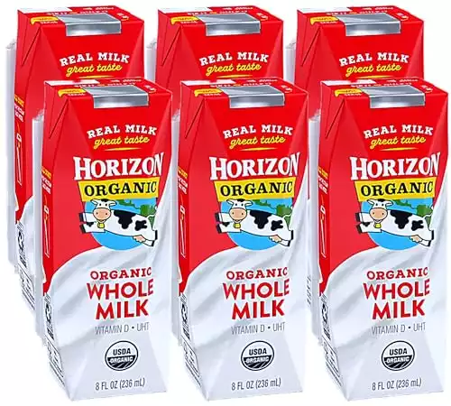 Organic Milk, Horizon Organic Whole Milk | Shk Boxes for Kids &aelf Stable Milk, Grass Fed Milk Assortment of Plain, Vanilla, Chocolate, & Strawberry, Lowfat On-The-Go Milmp; Adults
