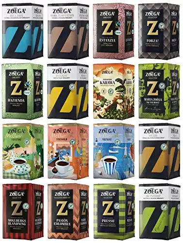 Zoegas Ground Filter Coffee 450g (Pack of 6) - Pick Any 6 Packages From 16 Flavors