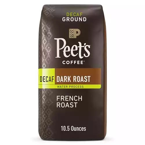Peet's Coffee, Dark Roast Decaffeinated Ground Coffee