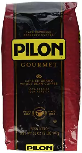 Pilon Whole Bean Restaurant Blend Espresso Coffee, 32 Ounce