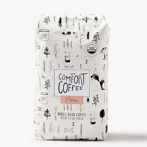 Mt. Comfort Coffee Organic Peru Medium Roast, 2.5lb