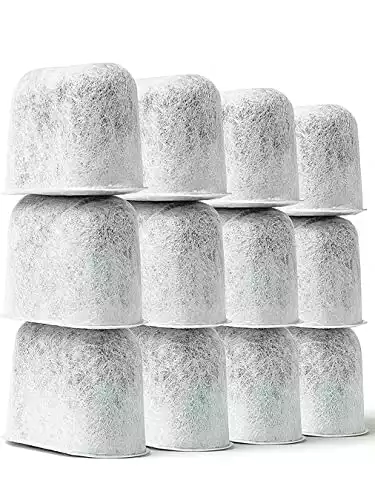 Cuisinart Compatible 12-Pack Replacement Charcoal Water Filters for Coffee Makers