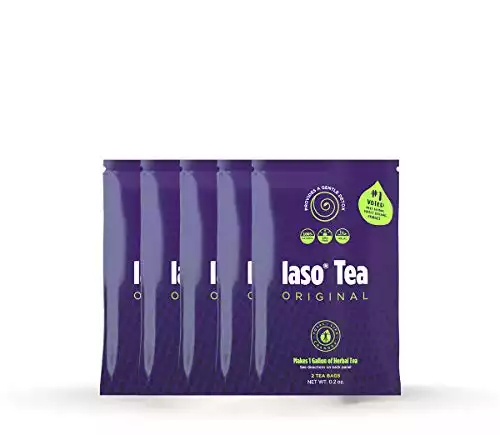 TLC Total Life Changes IASO Natural Herbal Detox Tea Bags - Five Pack (10 Tea Bags)