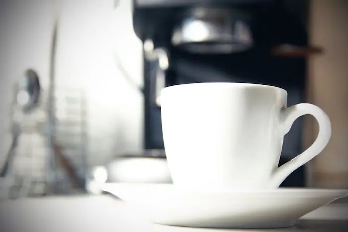 a single cup of coffee on a tabletop - Ninja Coffee Bar CF097 Review