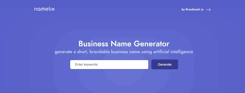 Business name generator 