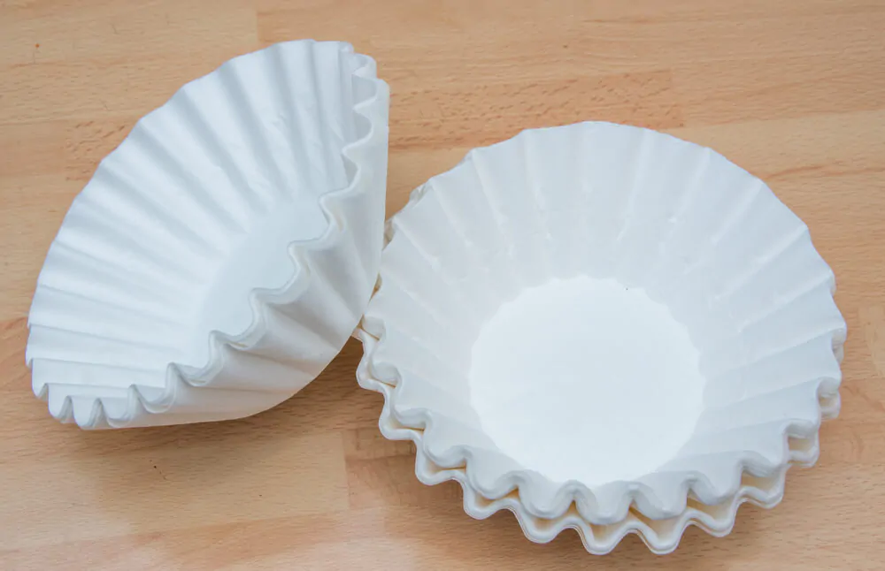two stack of coffee filters