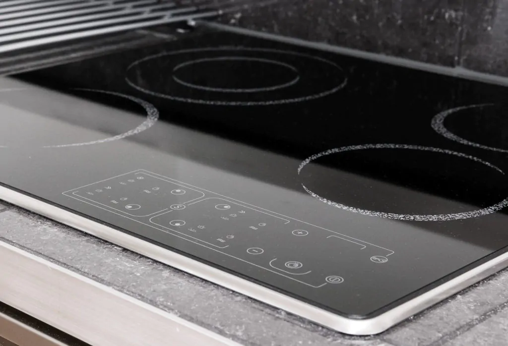 A modern induction stove 