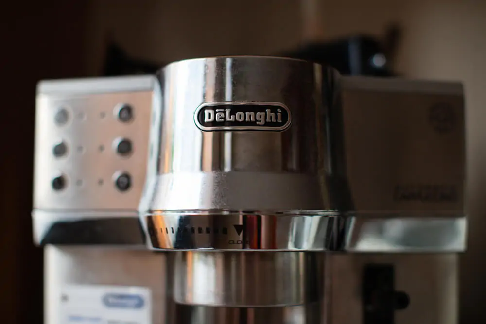 Delonghi, a brand of coffee maker in Italy