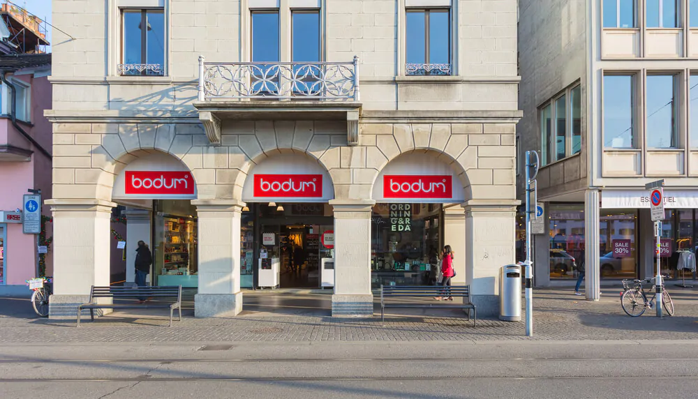Bodum building in Zurich, Switzerland