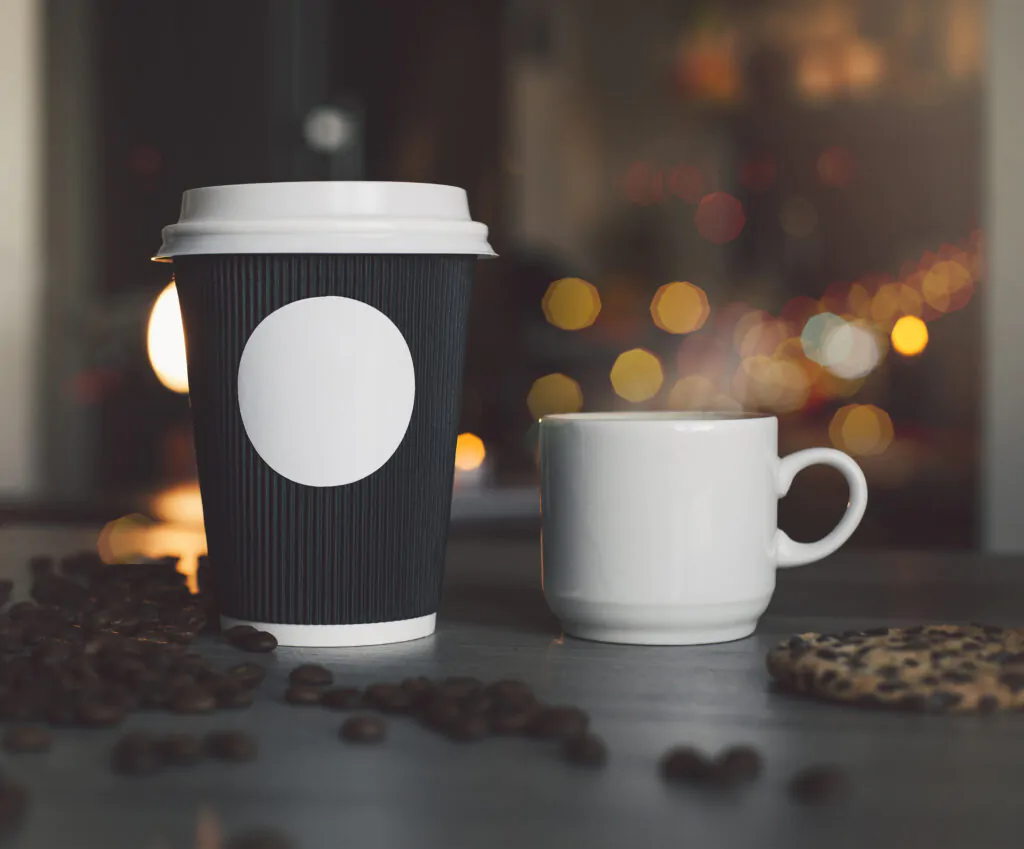 coffee cup and mug