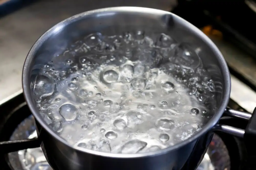 Start boiling water in a large pot