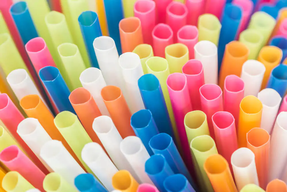 colorful wide straws