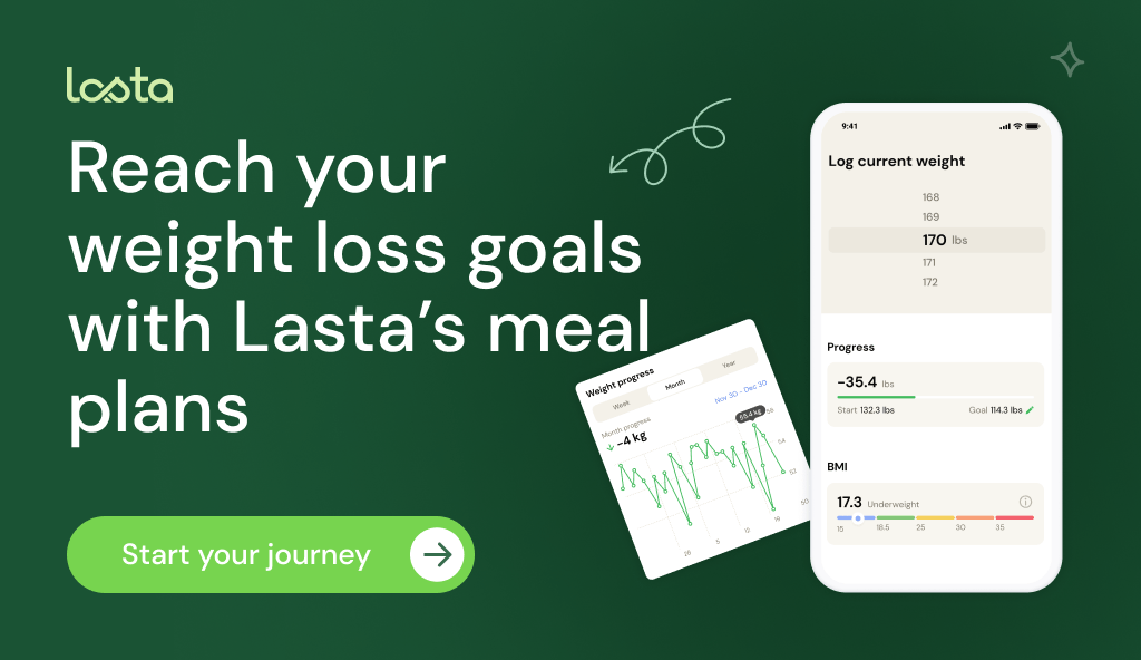 Lasta meal planning app