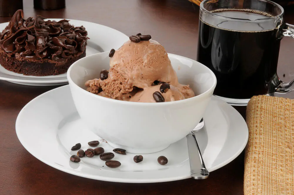 Espresso Coffee flavored ice cream
