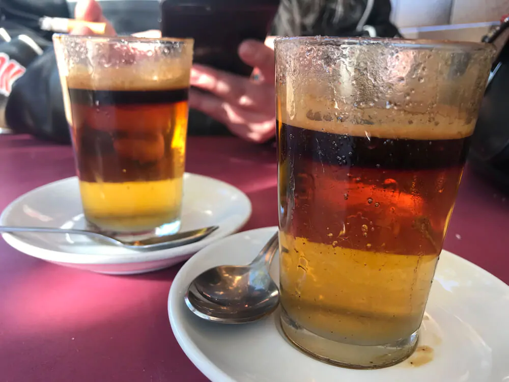two cups of Spanish cocktail