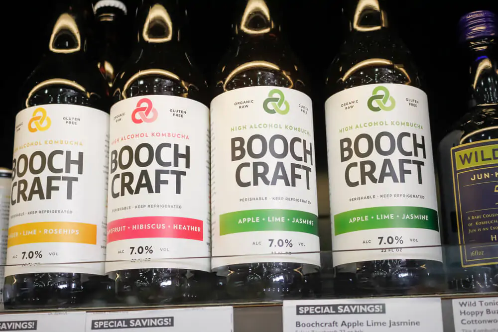 booch craft high alcohol kombuchas