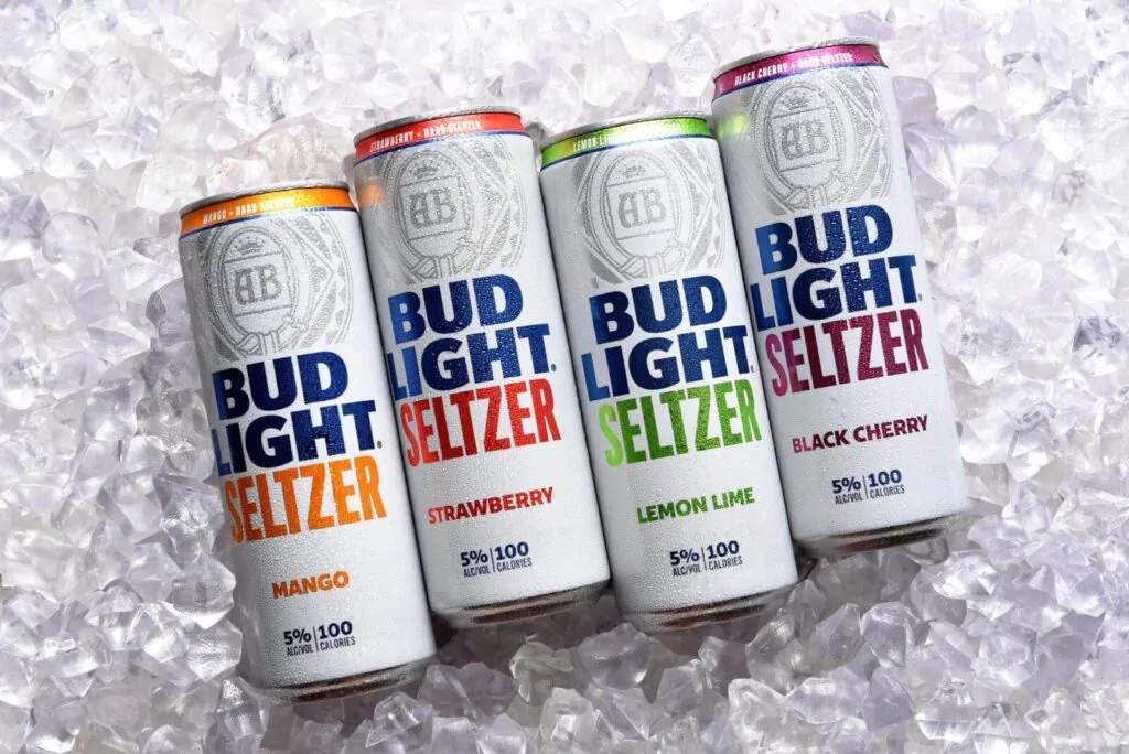 4 cans of bud light seltzer