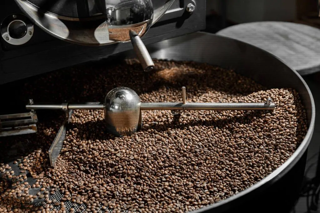 method of roasting coffee beans