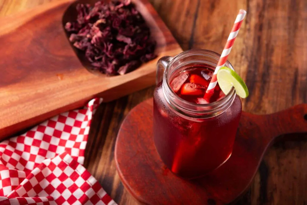 Cold Hibiscus Drink