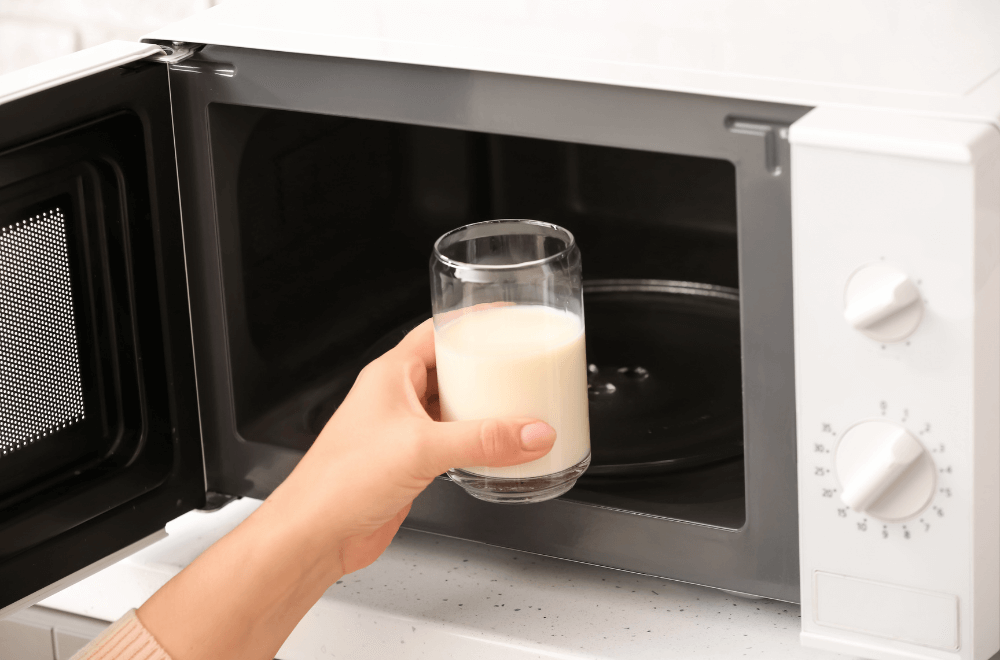 Can or should you microwave milk for coffee?