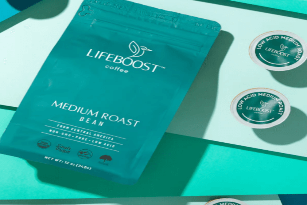 How much caffeine is in Lifeboost coffee?