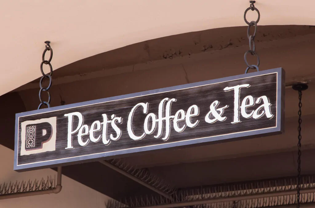 Who owns Peet's coffee and tea