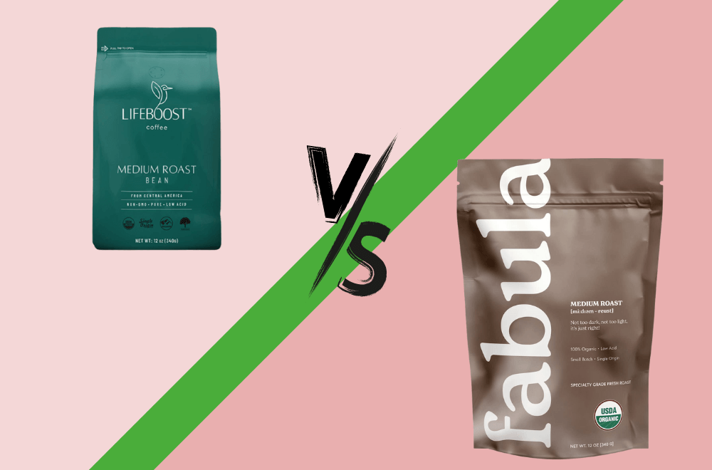 Lifeboost coffee vs. Fabula coffee
