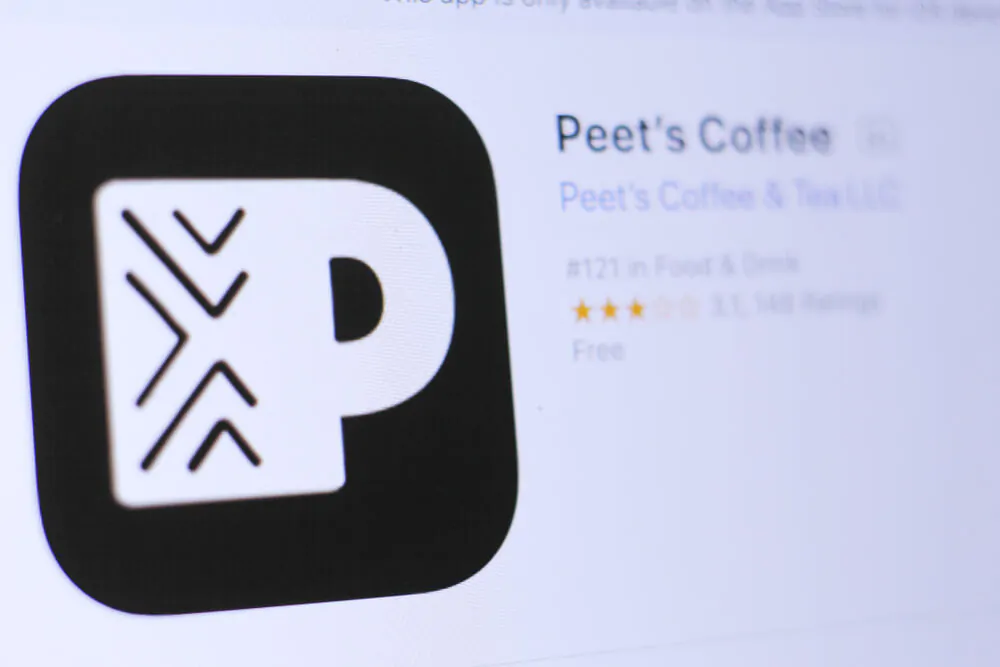 Peet's coffee app