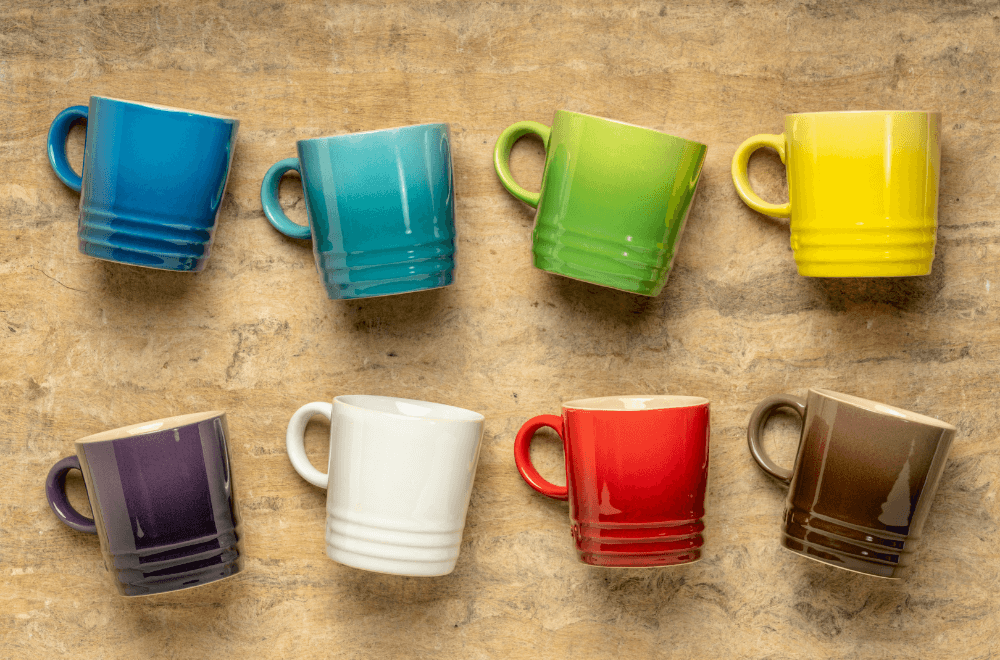 Le Creuset Mug Stoneware available colors 