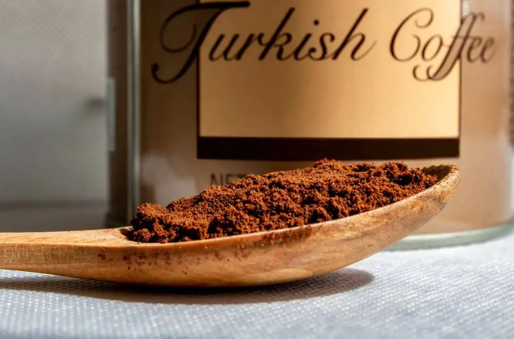 Turkish coffee ground