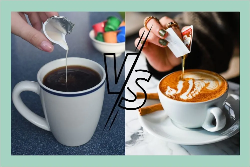 Coffee creamer vs. syrup