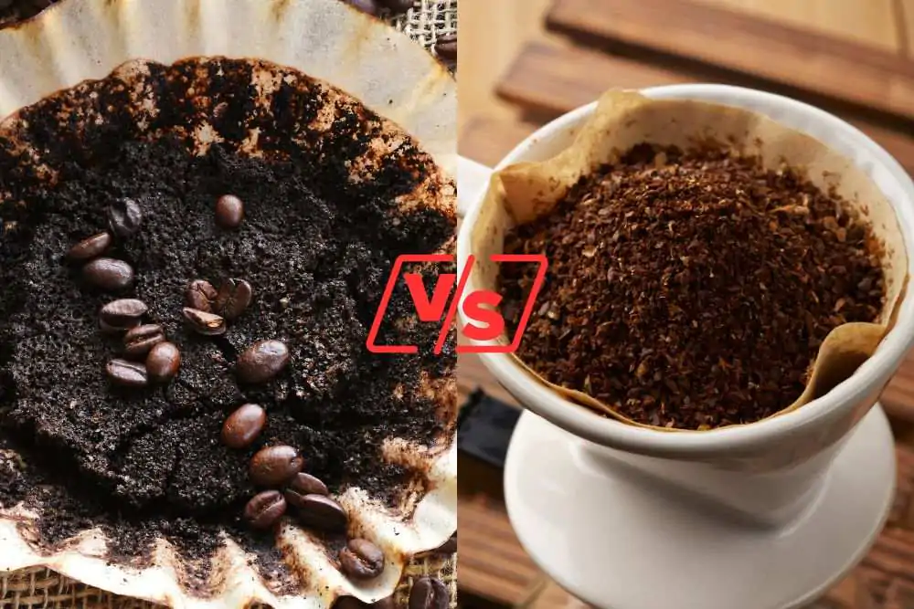 coffee grounds vs. coffee grinds