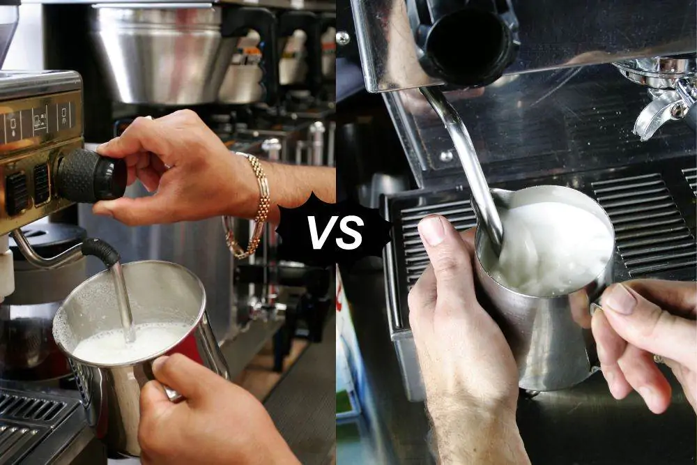 milk frothing vs steaming
