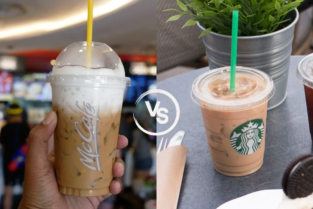 McDonald's iced coffee vs. Starbucks