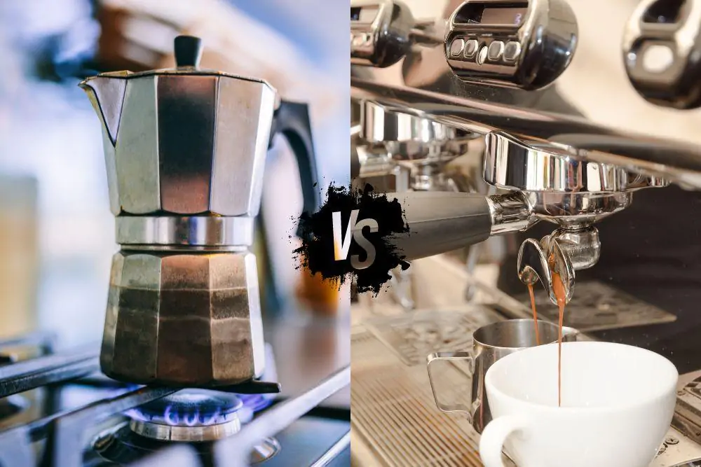 stovetop espresso vs. machine espresso