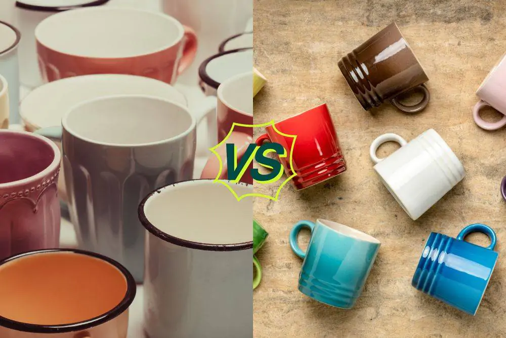 ceramic vs. stoneware coffee mugs