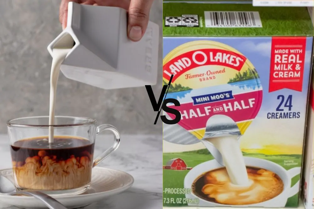 coffee creamer vs half and half