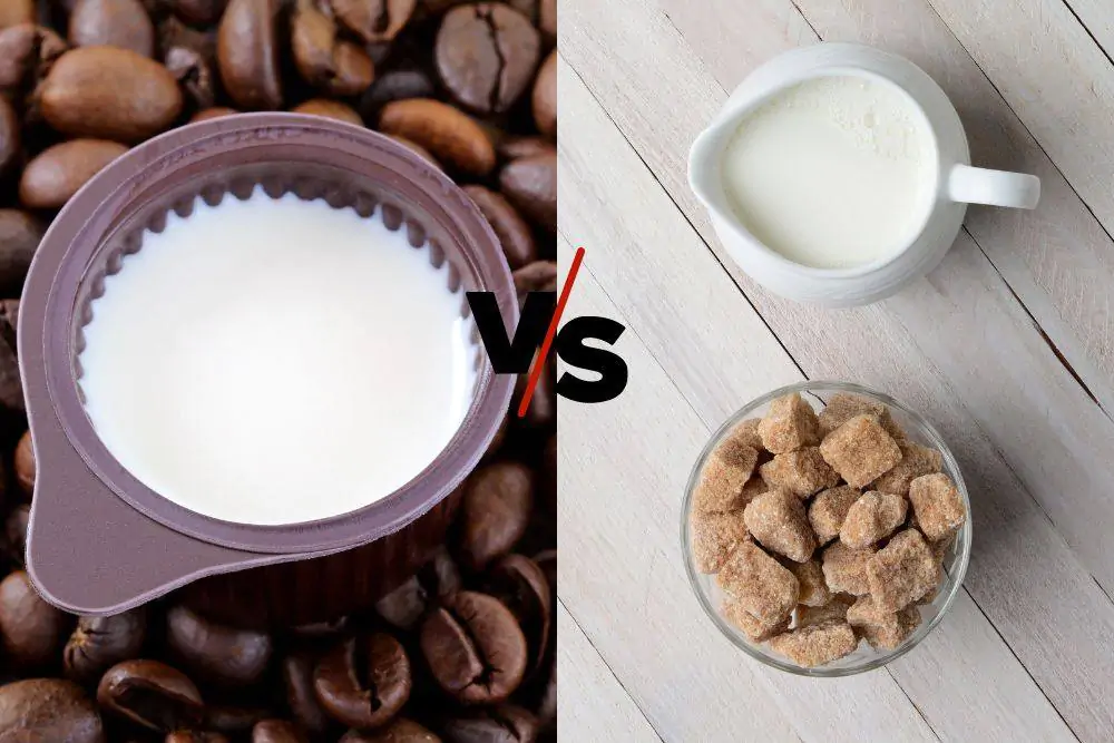 coffee creamer vs milk and sugar