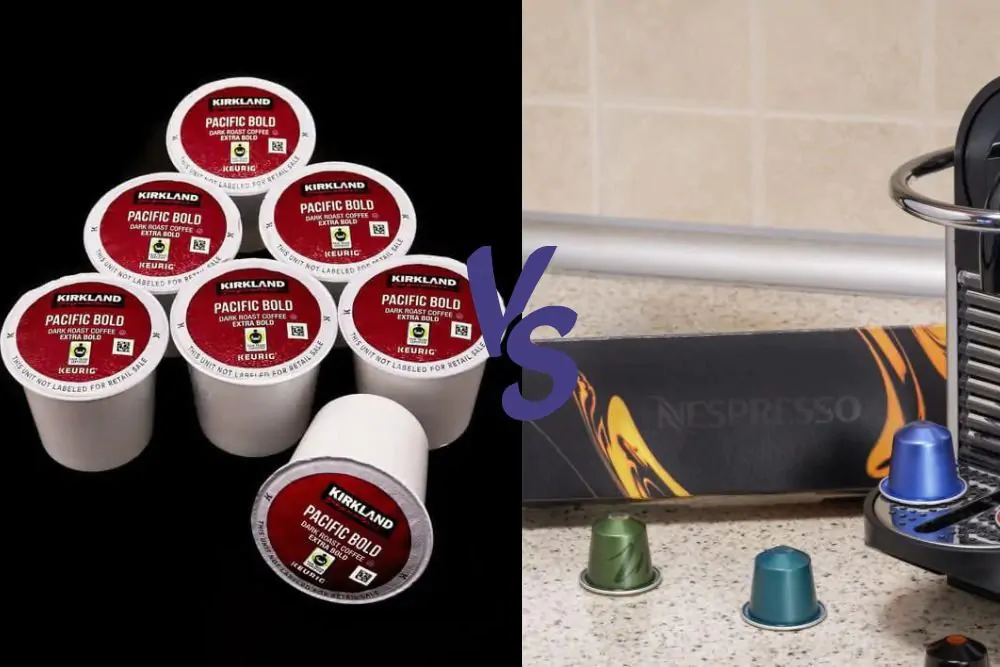 K-cups vs. Nespresso original pods