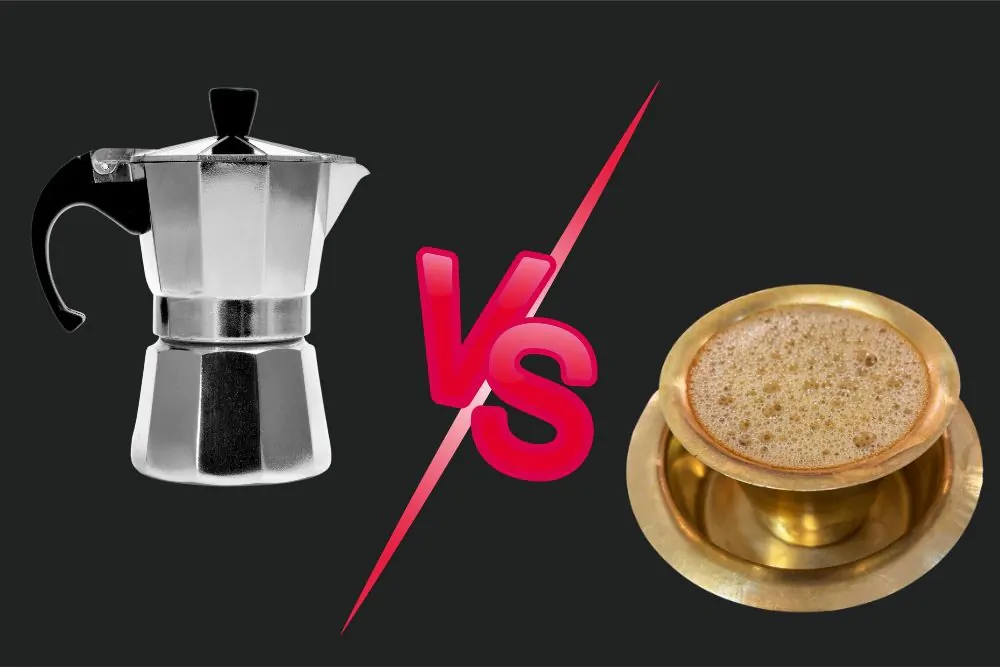 Moka pot vs. filter coffee