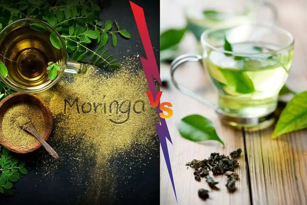 moringa tea vs. green tea